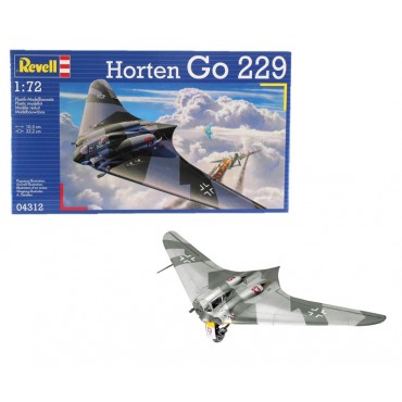 KIT PARA MONTAR REVELL AVIÃO HORTEN GO 229 1/72 70 PEÇAS REV 04312